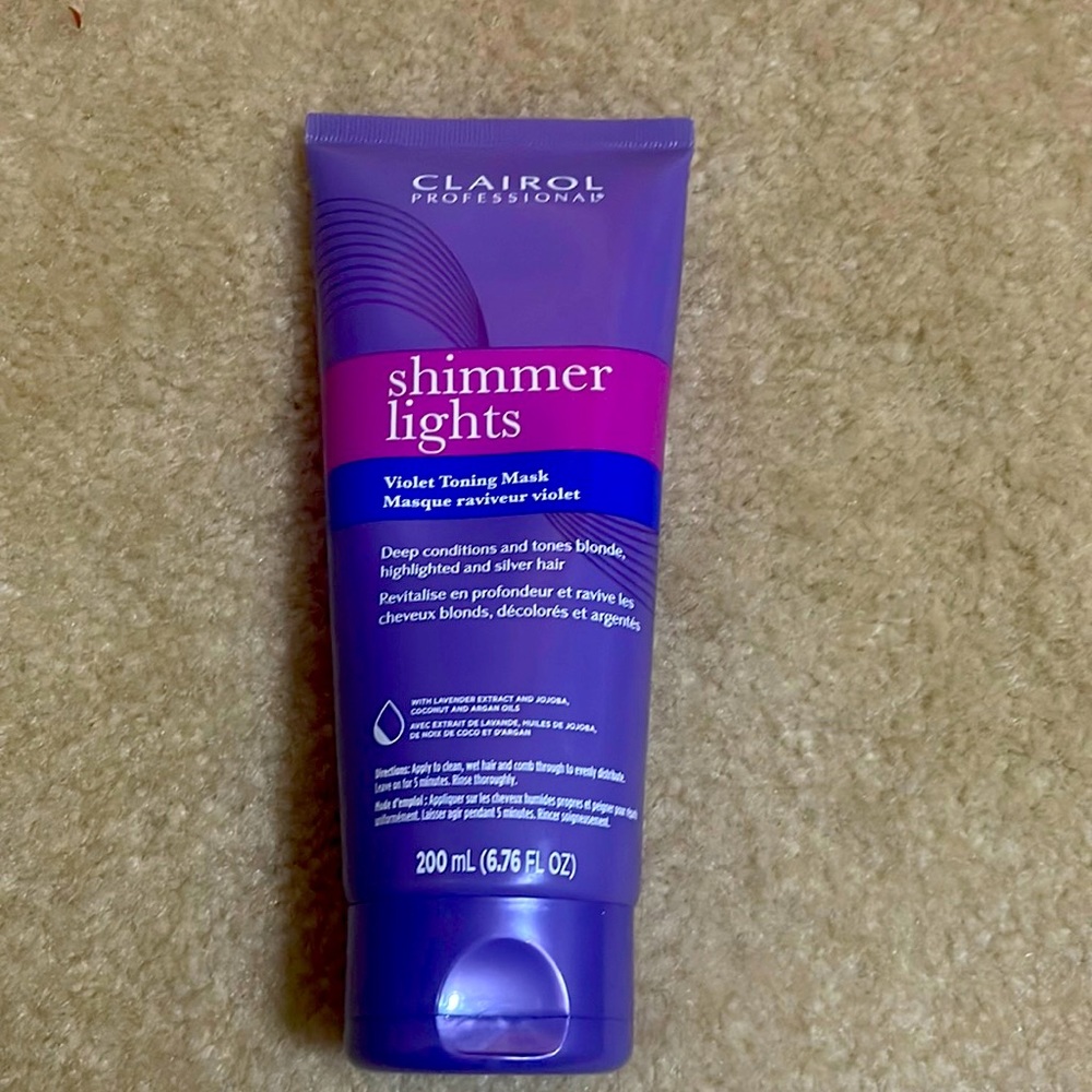 Clairol professional Shimmer lights Violet Toning Mask